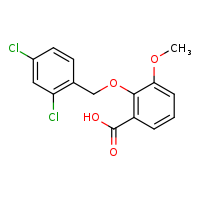 2-[(2,4-dichlorophenyl)methoxy]-3-methoxybenzoic acid