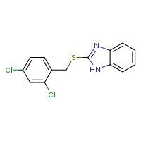 2-{[(2,4-dichlorophenyl)methyl]sulfanyl}-1H-1,3-benzodiazole