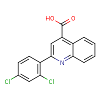 2-(2,4-dichlorophenyl)quinoline-4-carboxylic acid