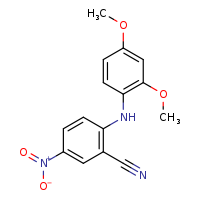 2-[(2,4-dimethoxyphenyl)amino]-5-nitrobenzonitrile