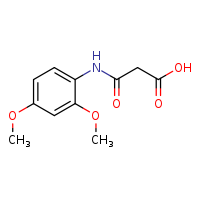 2-[(2,4-dimethoxyphenyl)carbamoyl]acetic acid