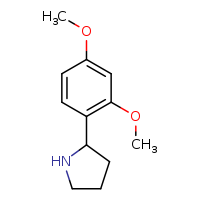 2-(2,4-dimethoxyphenyl)pyrrolidine