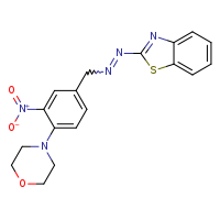 2-(2-{[4-(morpholin-4-yl)-3-nitrophenyl]methyl}diazen-1-yl)-1,3-benzothiazole