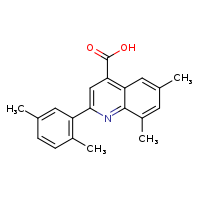 2-(2,5-dimethylphenyl)-6,8-dimethylquinoline-4-carboxylic acid
