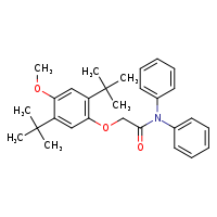 2-(2,5-di-tert-butyl-4-methoxyphenoxy)-N,N-diphenylacetamide