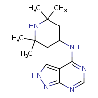 2,2,6,6-tetramethyl-N-{2H-pyrazolo[3,4-d]pyrimidin-4-yl}piperidin-4-amine