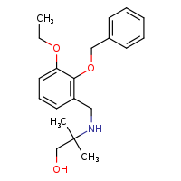 2-({[2-(benzyloxy)-3-ethoxyphenyl]methyl}amino)-2-methylpropan-1-ol