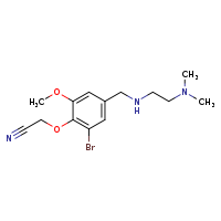 2-[2-bromo-4-({[2-(dimethylamino)ethyl]amino}methyl)-6-methoxyphenoxy]acetonitrile