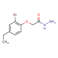 2-(2-bromo-4-ethylphenoxy)acetohydrazide