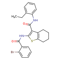 2-(2-bromobenzamido)-N-(2-ethylphenyl)-4,5,6,7-tetrahydro-1-benzothiophene-3-carboxamide