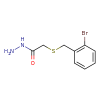 2-{[(2-bromophenyl)methyl]sulfanyl}acetohydrazide