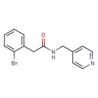 2-(2-bromophenyl)-N-(pyridin-4-ylmethyl)acetamide