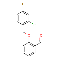 2-[(2-chloro-4-fluorophenyl)methoxy]benzaldehyde