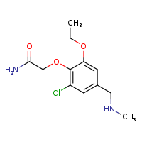 2-{2-chloro-6-ethoxy-4-[(methylamino)methyl]phenoxy}acetamide