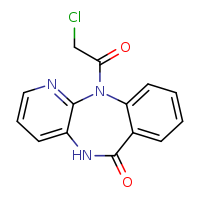 2-(2-chloroacetyl)-2,4,9-triazatricyclo[9.4.0.0³,?]pentadeca-1(15),3,5,7,11,13-hexaen-10-one