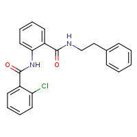 2-(2-chlorobenzamido)-N-(2-phenylethyl)benzamide
