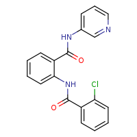 2-(2-chlorobenzamido)-N-(pyridin-3-yl)benzamide