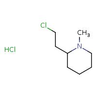 2-(2-chloroethyl)-1-methylpiperidine hydrochloride
