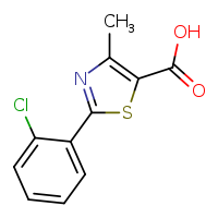 2-(2-chlorophenyl)-4-methyl-1,3-thiazole-5-carboxylic acid