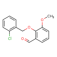 2-[(2-chlorophenyl)methoxy]-3-methoxybenzaldehyde