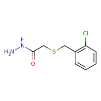 2-{[(2-chlorophenyl)methyl]sulfanyl}acetohydrazide