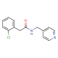2-(2-chlorophenyl)-N-(pyridin-4-ylmethyl)acetamide