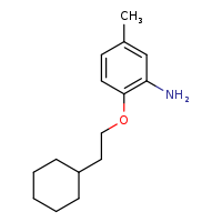 2-(2-cyclohexylethoxy)-5-methylaniline