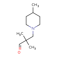 2,2-dimethyl-3-(4-methylpiperidin-1-yl)propanal