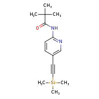 2,2-dimethyl-N-{5-[2-(trimethylsilyl)ethynyl]pyridin-2-yl}propanamide