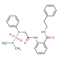 2-{2-[(dimethylsulfamoyl)(phenyl)amino]acetamido}-N-(2-phenylethyl)benzamide