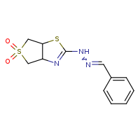 2-[(2E)-2-(phenylmethylidene)hydrazin-1-yl]-3aH,4H,6H,6aH-5??-thieno[3,4-d][1,3]thiazole-5,5-dione