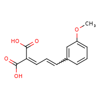 2-[(2E)-3-(3-methoxyphenyl)prop-2-en-1-ylidene]propanedioic acid