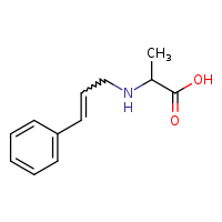 2-{[(2E)-3-phenylprop-2-en-1-yl]amino}propanoic acid