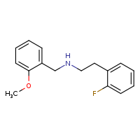 [2-(2-fluorophenyl)ethyl][(2-methoxyphenyl)methyl]amine