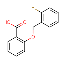 2-[(2-fluorophenyl)methoxy]benzoic acid