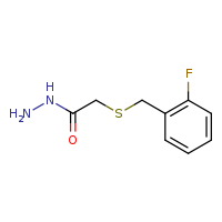2-{[(2-fluorophenyl)methyl]sulfanyl}acetohydrazide
