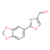 2-(2H-1,3-benzodioxol-5-yl)-1,3-oxazole-4-carbaldehyde
