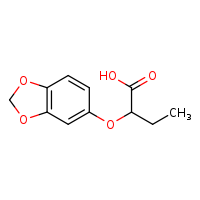 2-(2H-1,3-benzodioxol-5-yloxy)butanoic acid