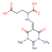 2-{[(2-imino-1,3-dimethyl-4,6-dioxo-1,3-diazinan-5-ylidene)methyl]amino}pentanedioic acid