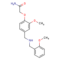 2-[2-methoxy-4-({[(2-methoxyphenyl)methyl]amino}methyl)phenoxy]acetamide