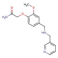 2-(2-methoxy-4-{[(pyridin-3-ylmethyl)amino]methyl}phenoxy)acetamide