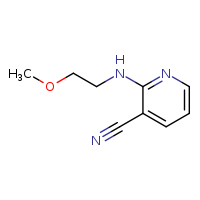 2-[(2-methoxyethyl)amino]pyridine-3-carbonitrile