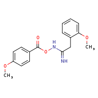 2-(2-methoxyphenyl)ethanimidamido 4-methoxybenzoate