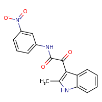 2-(2-methyl-1H-indol-3-yl)-N-(3-nitrophenyl)-2-oxoacetamide