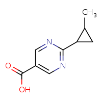 2-(2-methylcyclopropyl)pyrimidine-5-carboxylic acid