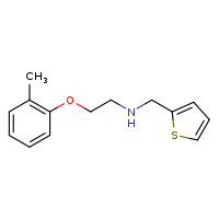 [2-(2-methylphenoxy)ethyl](thiophen-2-ylmethyl)amine