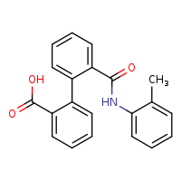 2'-[(2-methylphenyl)carbamoyl]-[1,1'-biphenyl]-2-carboxylic acid