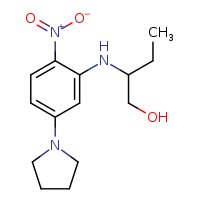 2-{[2-nitro-5-(pyrrolidin-1-yl)phenyl]amino}butan-1-ol