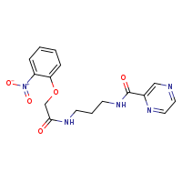 2-(2-nitrophenoxy)-N-[3-(pyrazin-2-ylformamido)propyl]acetamide
