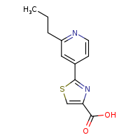 2-(2-propylpyridin-4-yl)-1,3-thiazole-4-carboxylic acid